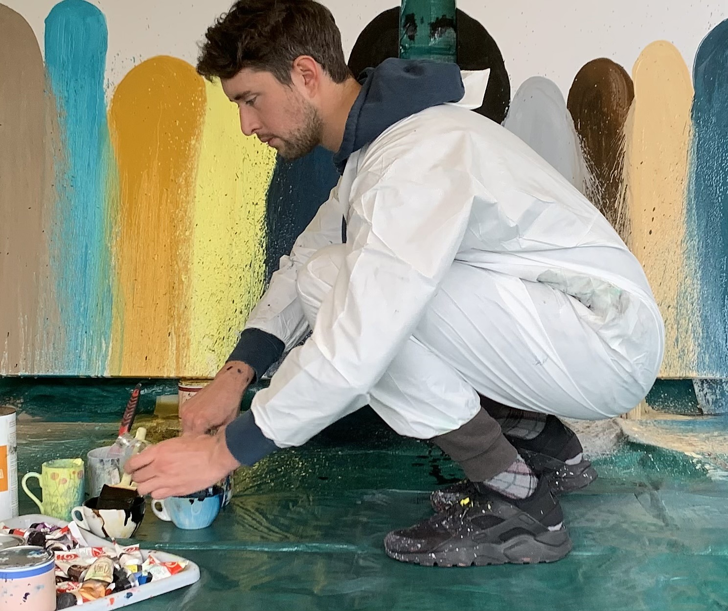 Lorenzo Ferri in his studio